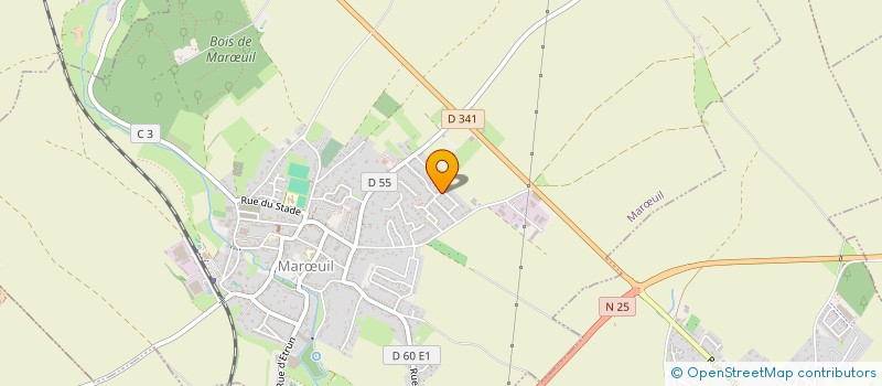 localisation de l'entreprise MONSIEUR BERNARD HAZEBROUCK  MARUIL