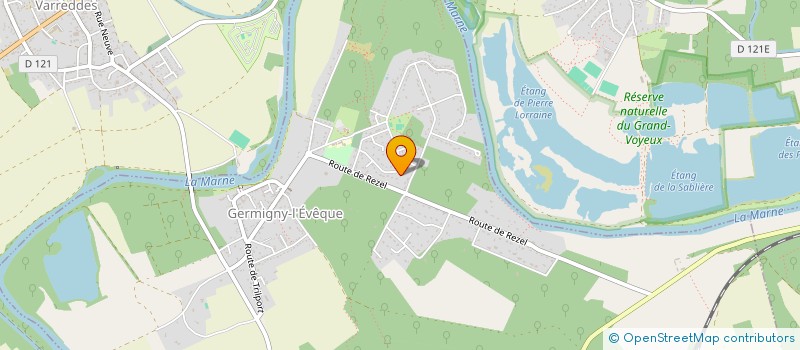 localisation de l'entreprise MONSIEUR BERNARD HEBERT  GERMIGNY-L'EVEQUE