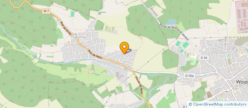 localisation de l'entreprise MONSIEUR BERNARD HECKEL  SAULNY