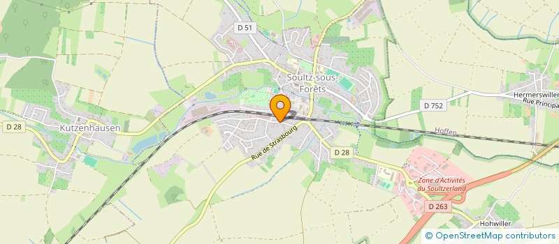 localisation de l'entreprise MONSIEUR BERNARD HECKER  SOULTZ-SOUS-FORETS