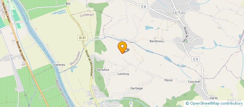 localisation de l'entreprise MONSIEUR BERNARD HENRAS  CORBARIEU