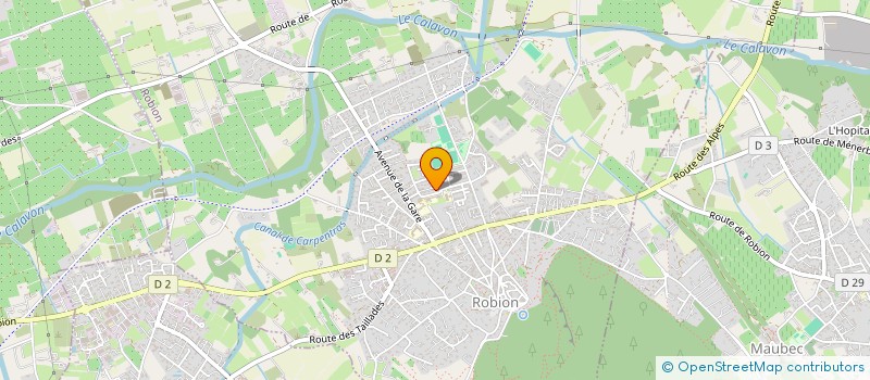 localisation de l'entreprise MONSIEUR BERNARD HENRY  ROBION