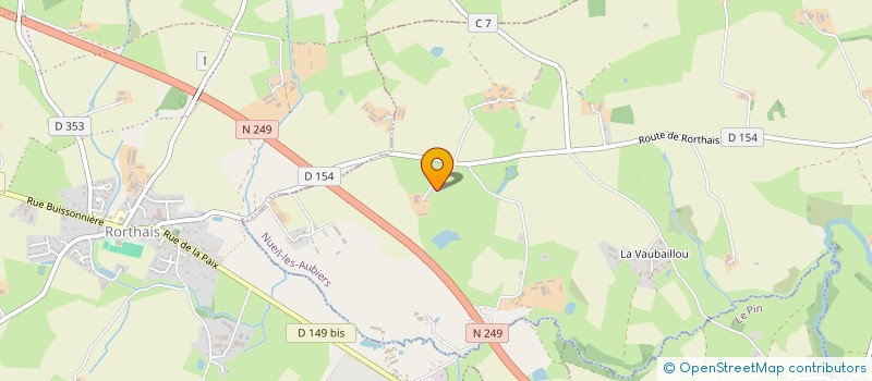 localisation de l'entreprise MONSIEUR BERNARD HERAULT  NUEIL-LES-AUBIERS