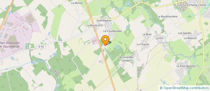 localisation de l'entreprise MONSIEUR BERNARD HERBRETEAU  LE BIGNON