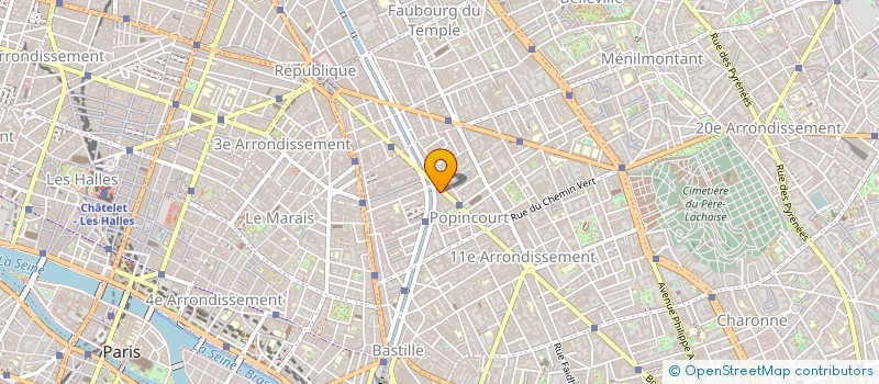 localisation de l'entreprise MONSIEUR BERNARD HERMENT à PARIS
