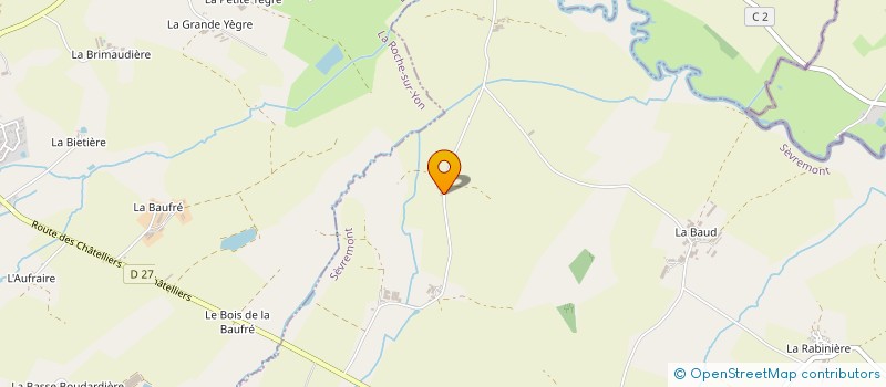 localisation de l'entreprise MONSIEUR BERNARD HERVOUET à SEVREMONT