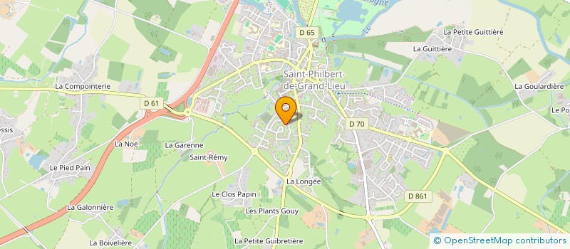 localisation de l'entreprise MONSIEUR BERNARD HERVOUET à SAINT-PHILBERT-DE-GRAND-LIEU