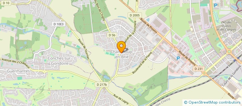 localisation de l'entreprise MONSIEUR BERNARD HESS  CHANTELOUP-EN-BRIE