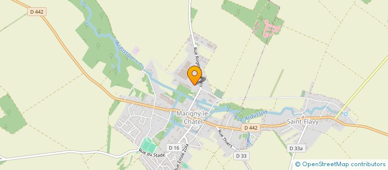 localisation de l'entreprise MONSIEUR BERNARD HEURTEFEU à MARIGNY-LE-CHATEL