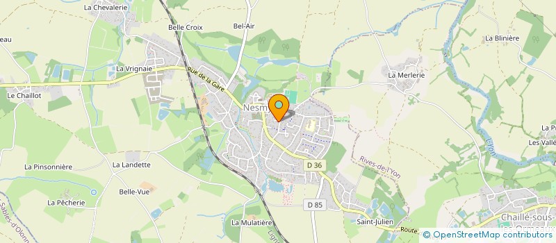 localisation de l'entreprise MONSIEUR BERNARD HILLAIRET  NESMY