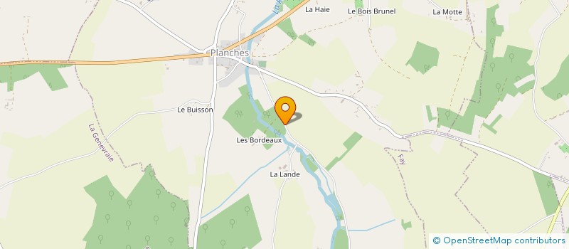 localisation de l'entreprise MONSIEUR BERNARD HITIER à PLANCHES