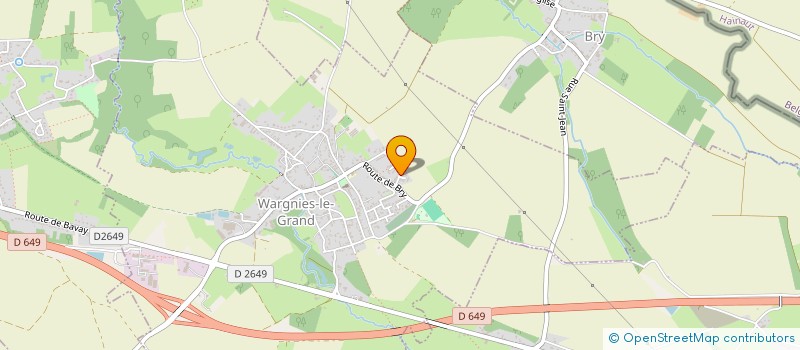 localisation de l'entreprise MONSIEUR BERNARD HOCHART  WARGNIES-LE-GRAND