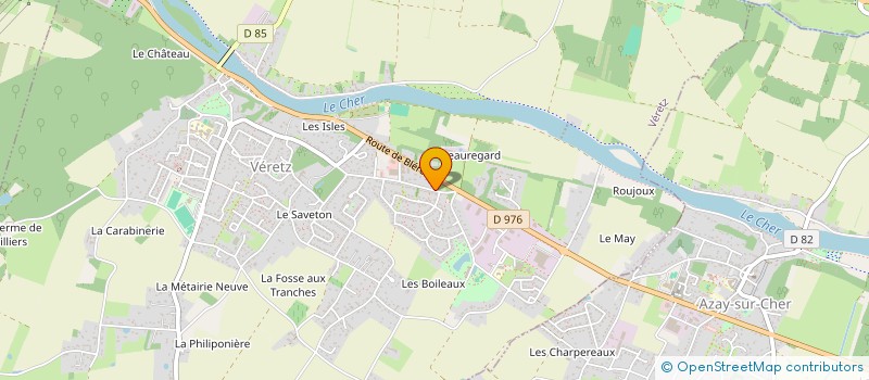 localisation de l'entreprise MONSIEUR BERNARD HODIMONT  VERETZ