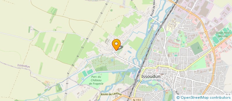 localisation de l'entreprise MONSIEUR BERNARD HOEFFELIN à ISSOUDUN