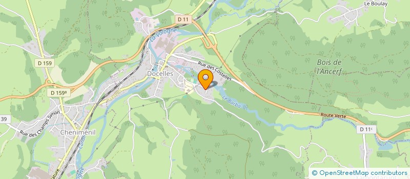 localisation de l'entreprise MONSIEUR BERNARD HOLLARD  TENDON