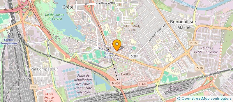 localisation de l'entreprise MONSIEUR BERNARD HOMA  CRETEIL