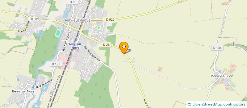 localisation de l'entreprise MONSIEUR BERNARD HOSTEN  AILLY-SUR-NOYE