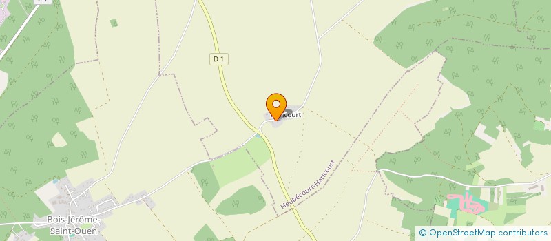 localisation de l'entreprise MONSIEUR BERNARD HOUARD  HEUBECOURT-HARICOURT