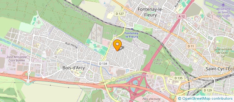 localisation de l'entreprise MONSIEUR BERNARD HOUDEBERT  BOIS-D'ARCY