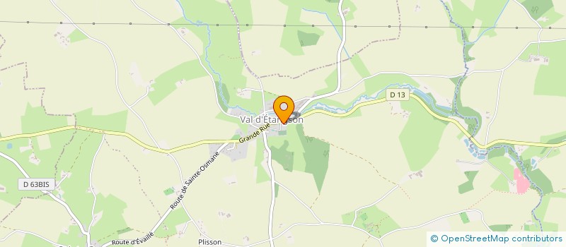 localisation de l'entreprise MONSIEUR BERNARD HOUDOUIN  VAL-D'ETANGSON