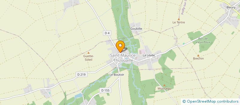 localisation de l'entreprise MONSIEUR BERNARD HOURNON  SAINT-MAURICE-THIZOUAILLE