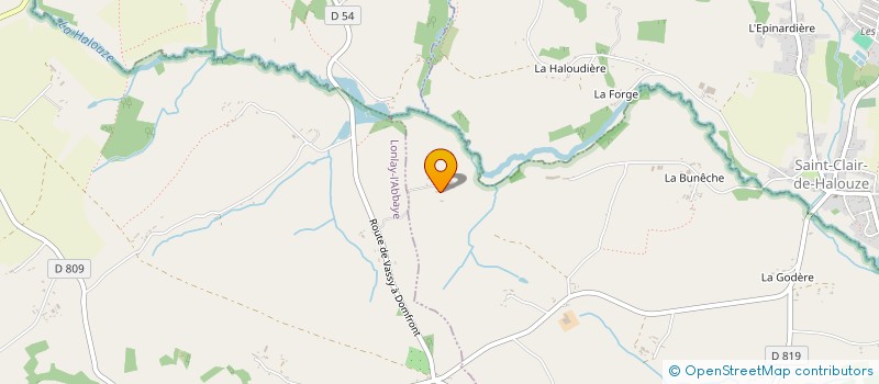 localisation de l'entreprise MONSIEUR BERNARD HUBERT à SAINT-BOMER-LES-FORGES