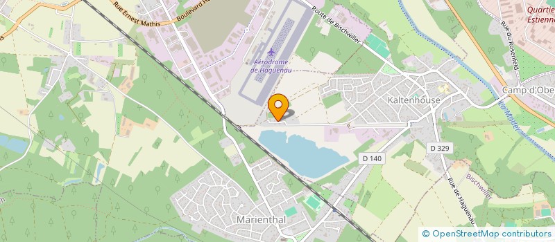 localisation de l'entreprise MONSIEUR BERNARD HUBERT  KALTENHOUSE