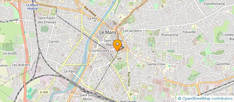 localisation de l'entreprise MONSIEUR BERNARD HUET  LE MANS