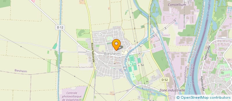 localisation de l'entreprise MONSIEUR BERNARD HUG  BIESHEIM