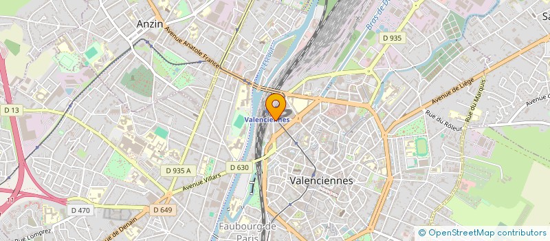 localisation de l'entreprise MONSIEUR BERNARD HULEUX à VALENCIENNES