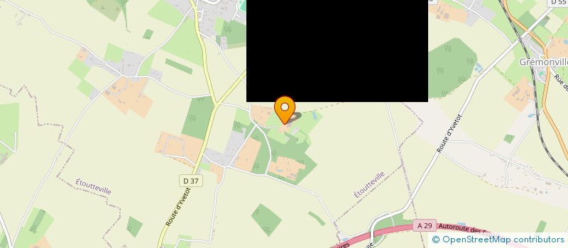 localisation de l'entreprise MONSIEUR BERNARD HULIN  ETOUTTEVILLE