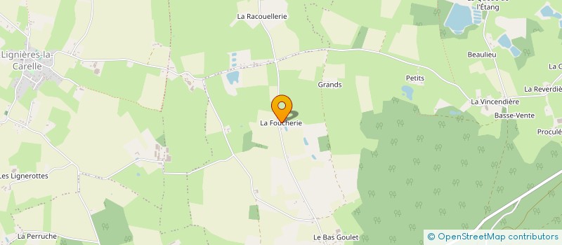 localisation de l'entreprise MONSIEUR BERNARD HUREL  VILLENEUVE-EN-PERSEIGNE