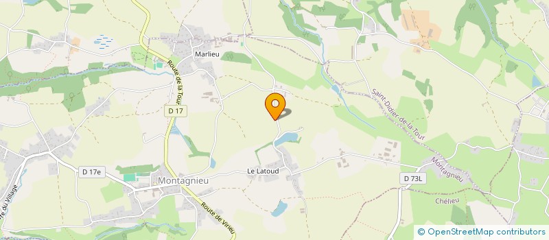 localisation de l'entreprise MONSIEUR BERNARD HUTHWOHL  FAVERGES-DE-LA-TOUR