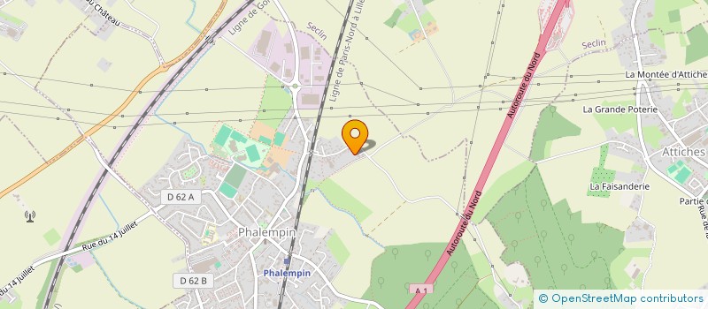 localisation de l'entreprise MONSIEUR BERNARD HUYGHE  PHALEMPIN