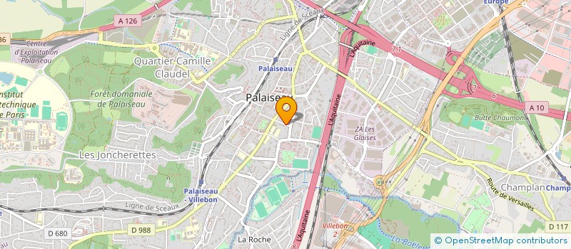 localisation de l'entreprise MONSIEUR BERNARD IMBERT  PALAISEAU