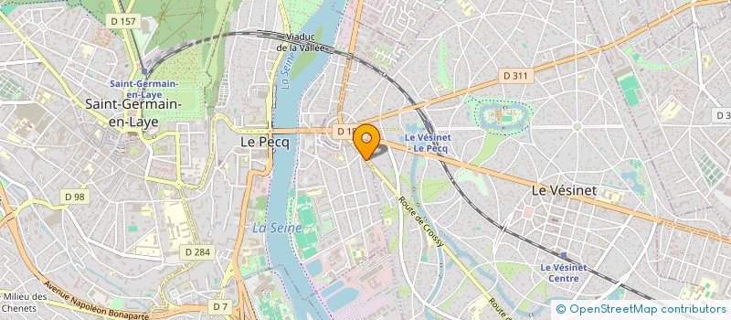 localisation de l'entreprise MONSIEUR BERNARD ISAMBERT  LE PECQ