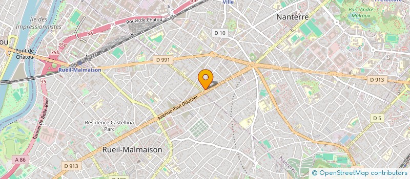 localisation de l'entreprise MONSIEUR BERNARD ISEBE  NANTERRE