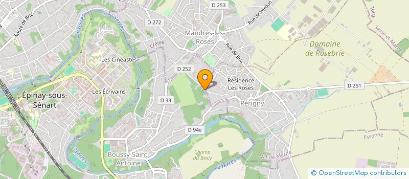 localisation de l'entreprise MONSIEUR BERNARD ISSAUTIER  BOUSSY-SAINT-ANTOINE