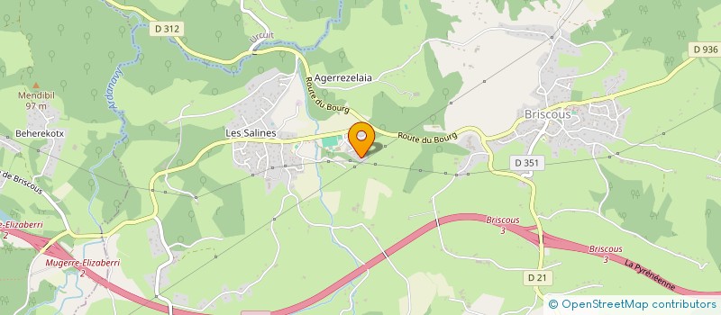 localisation de l'entreprise MONSIEUR BERNARD ITHURBIDE  BRISCOUS