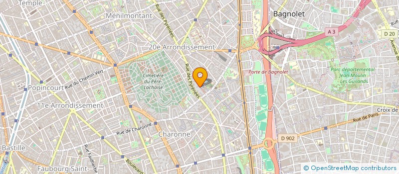 localisation de l'entreprise MONSIEUR BERNARD IUNG  PARIS