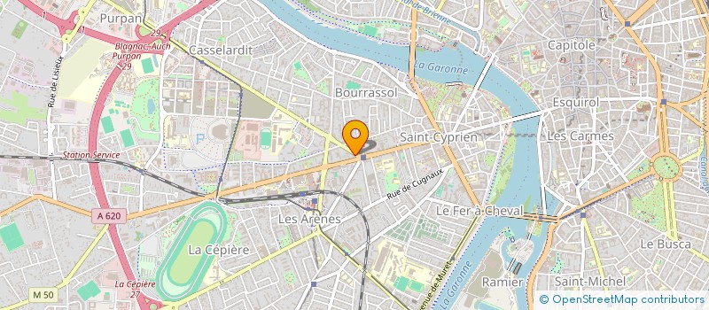 localisation de l'entreprise MONSIEUR BERNARD JACOPIN à TOULOUSE