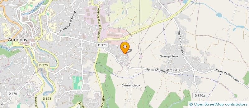 localisation de l'entreprise MONSIEUR BERNARD JACQUEMOT  ANNONAY
