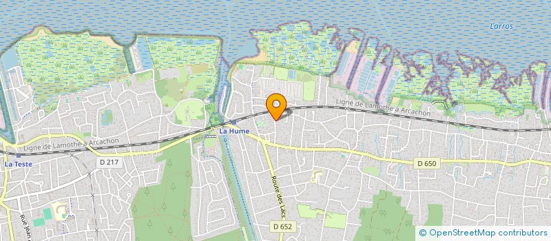 localisation de l'entreprise MONSIEUR BERNARD JACQUES ANDRE  GUJAN-MESTRAS