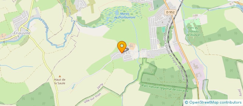 localisation de l'entreprise MONSIEUR BERNARD JACQUIERRE  JARNY