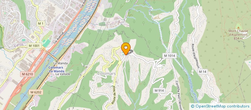 localisation de l'entreprise MONSIEUR BERNARD JACQUIN  COLOMARS