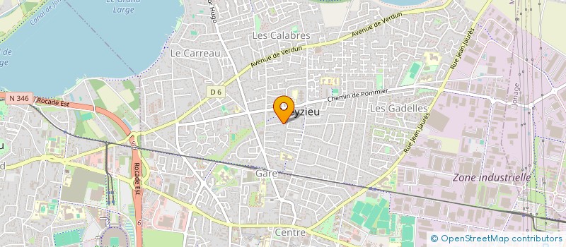 localisation de l'entreprise MONSIEUR BERNARD JACQUIN  MEYZIEU