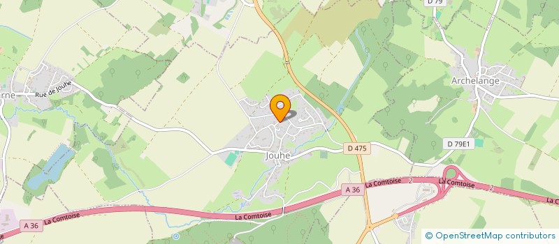 localisation de l'entreprise MONSIEUR BERNARD JACQUINOT  JOUHE