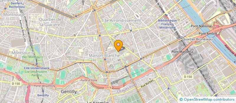 localisation de l'entreprise MONSIEUR BERNARD JACQUOT  PARIS