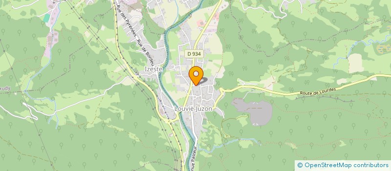 localisation de l'entreprise MONSIEUR BERNARD JARDERES  LOUVIE-JUZON