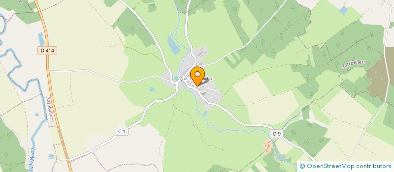localisation de l'entreprise MONSIEUR BERNARD JARDIN  XAFFEVILLERS
